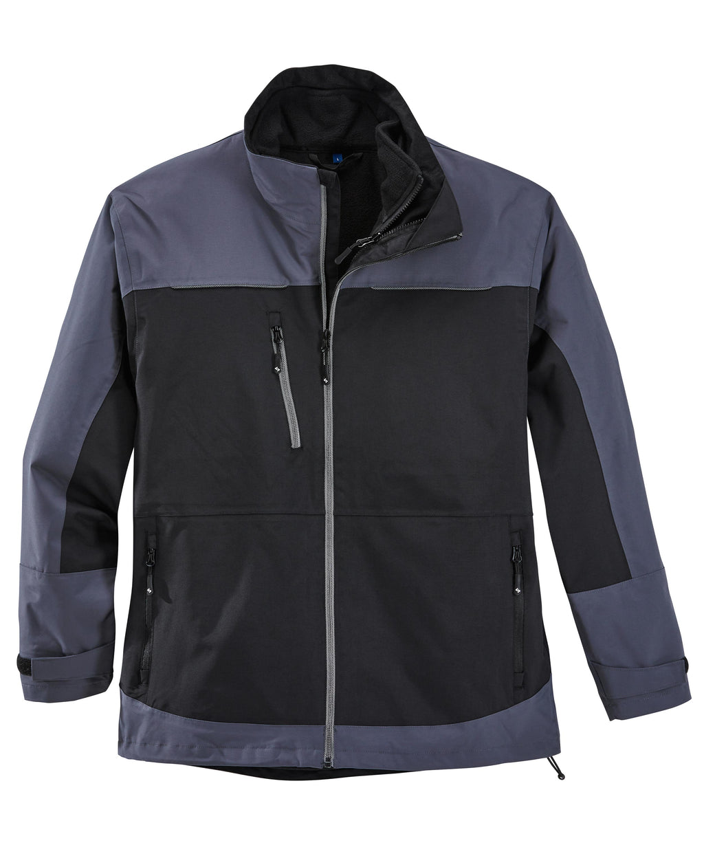 Active 3 in 1 Jacke schwarz/anthrazit