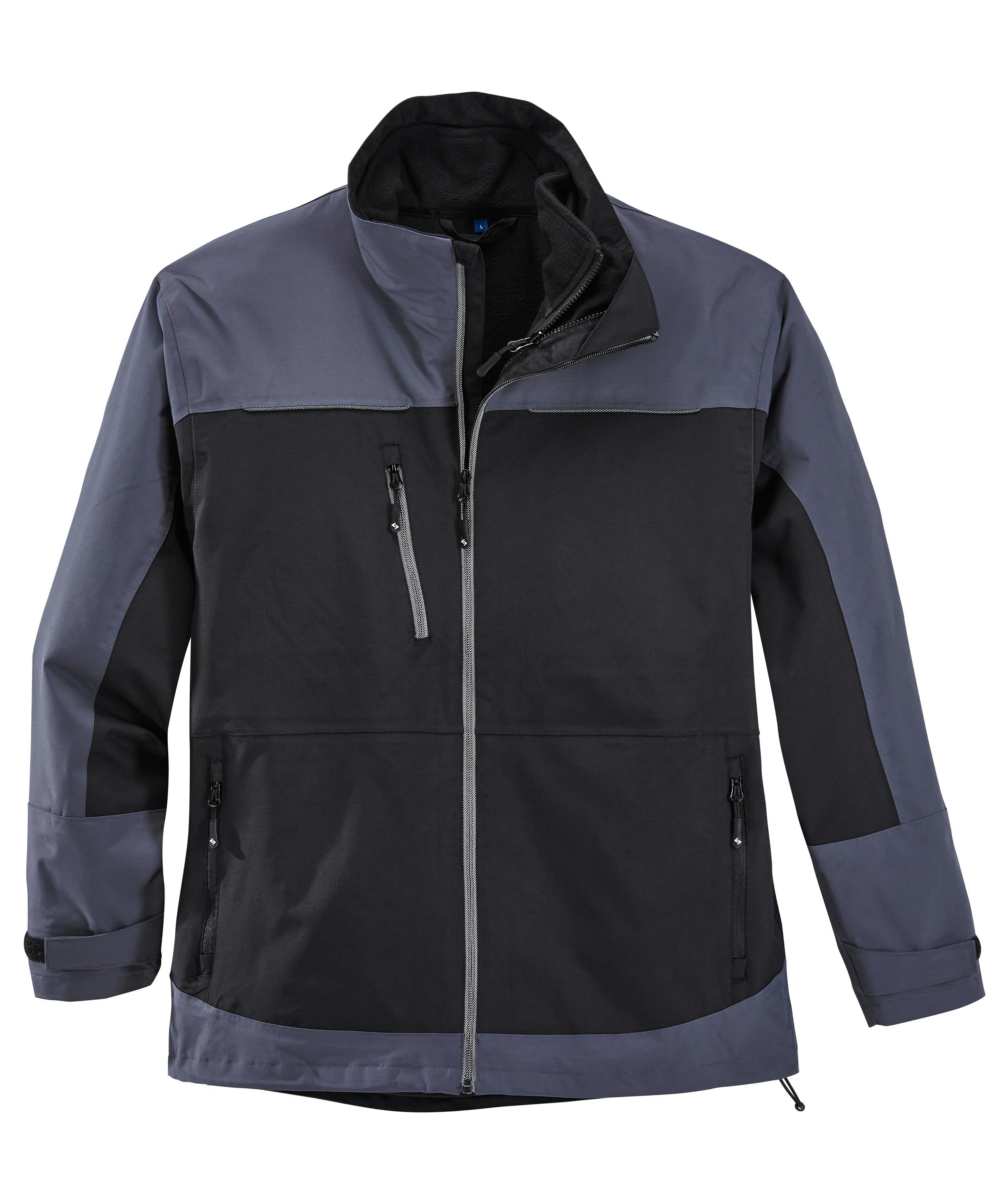 Active 3 in 1 Jacke schwarz/anthrazit