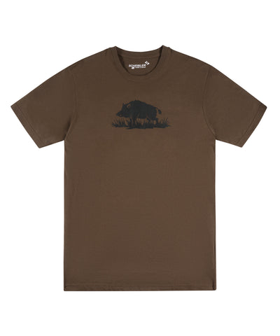 Jagd T-Shirt braun