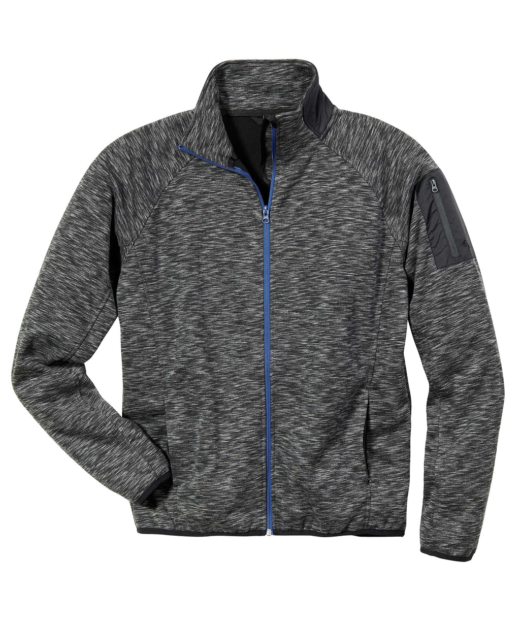 Active Fleecejacke anthrazit-meliert