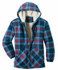 Thermojacke Calgary navy/blau/rot-kariert