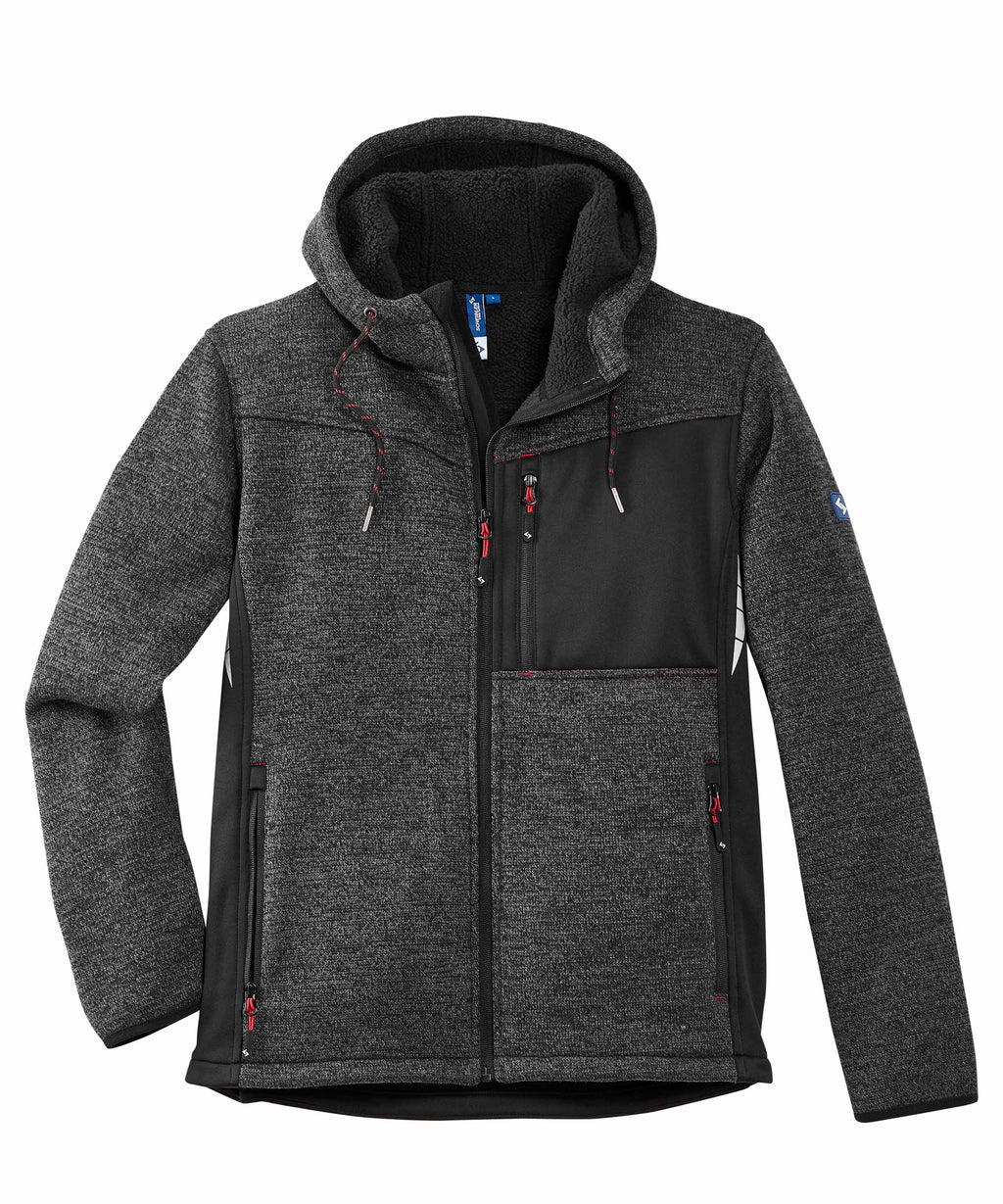 Professional Kombijacke anthrazit-meliert/schwarz