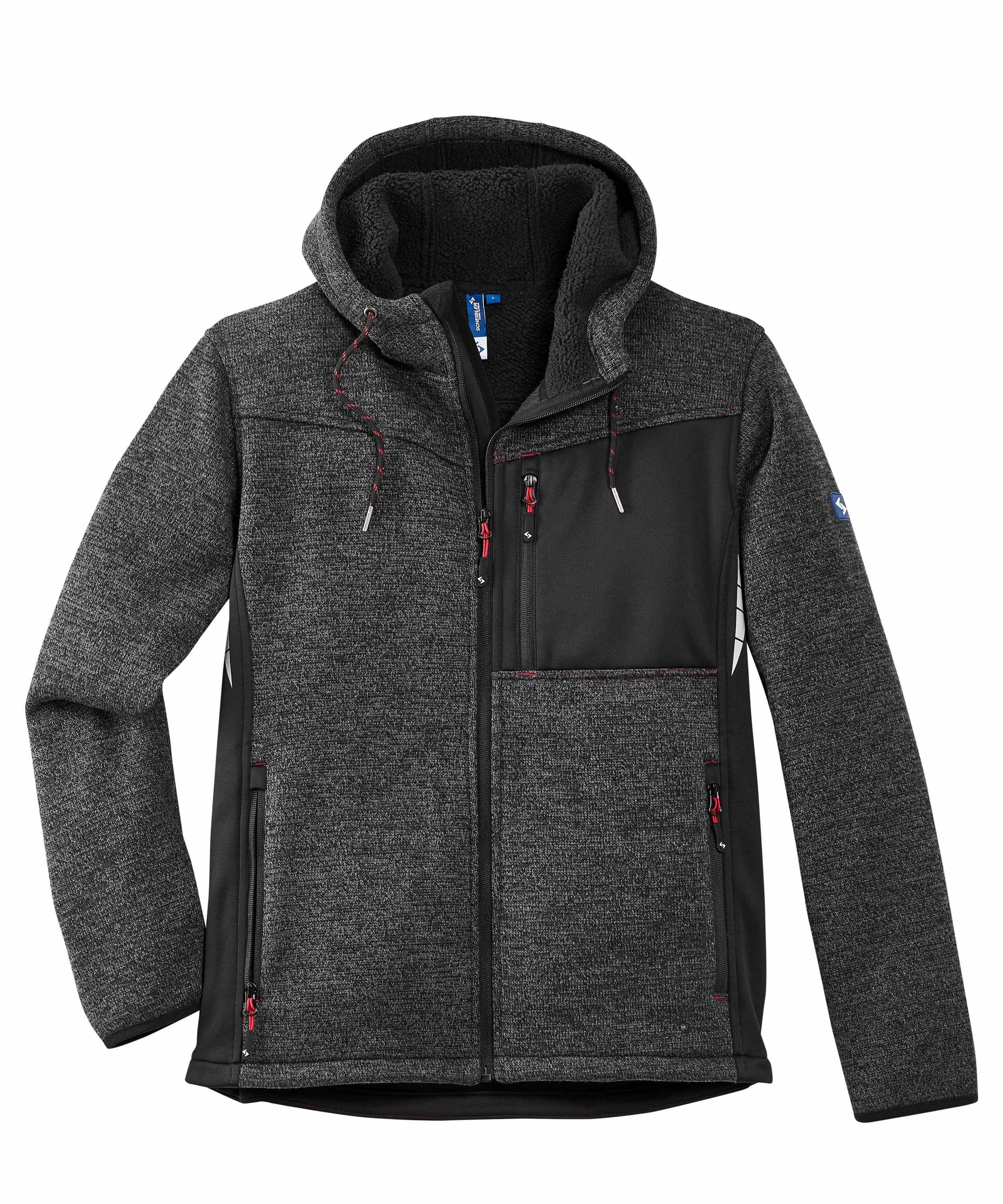 Professional Kombijacke anthrazit-meliert/schwarz