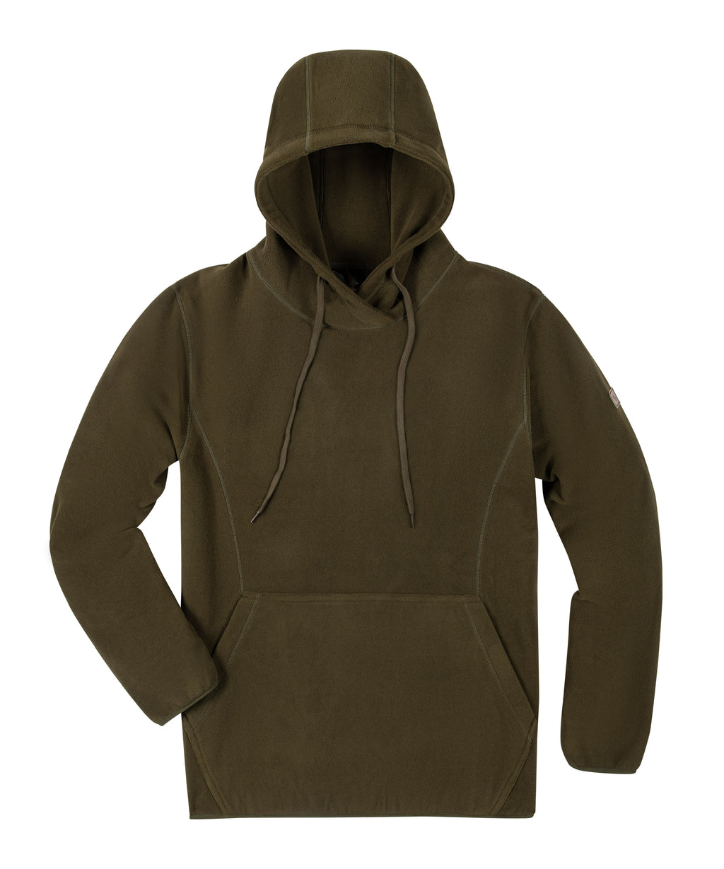 Fleecehoodie Buchhorn oliv