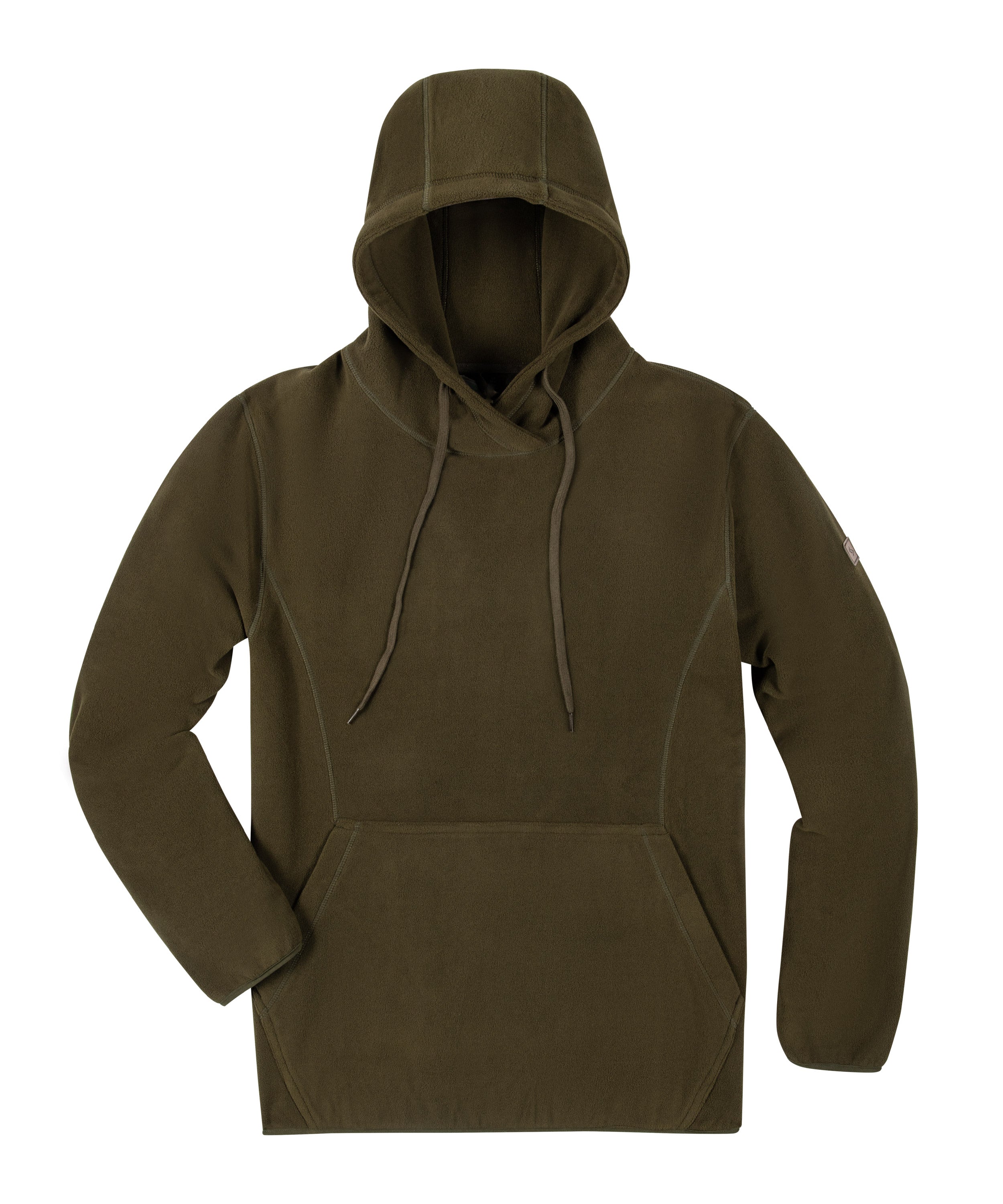 Fleecehoodie Buchhorn oliv