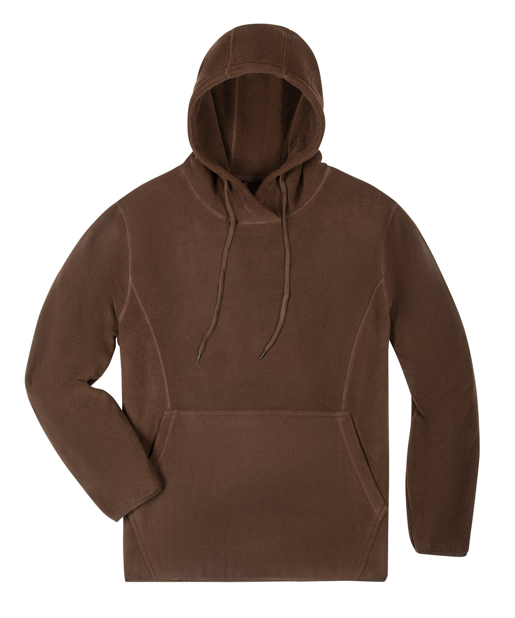 Fleecehoodie Buchhorn braun