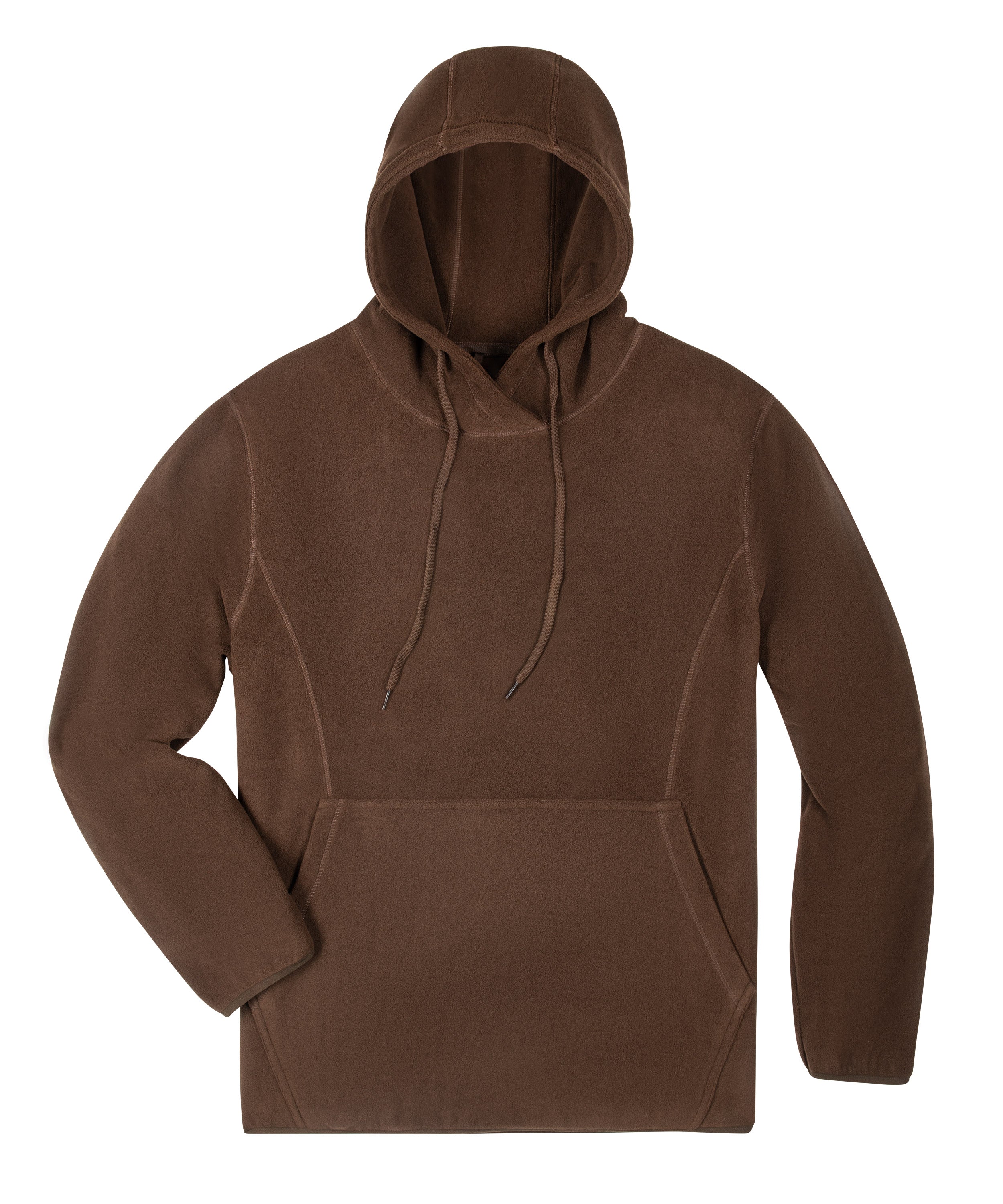 Fleecehoodie Buchhorn braun