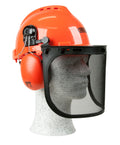 Waldarbeiterschutzhelm P-4-F-Kombi orange