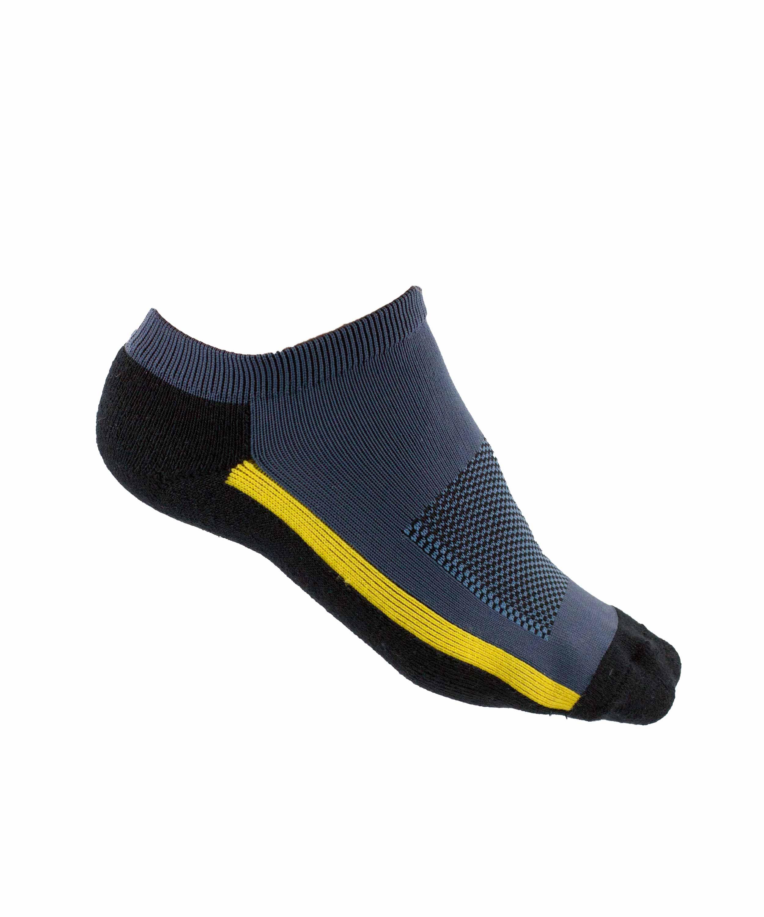 Workpower Sneaker-Funktionssocken anthrazit/schwarz/gelb