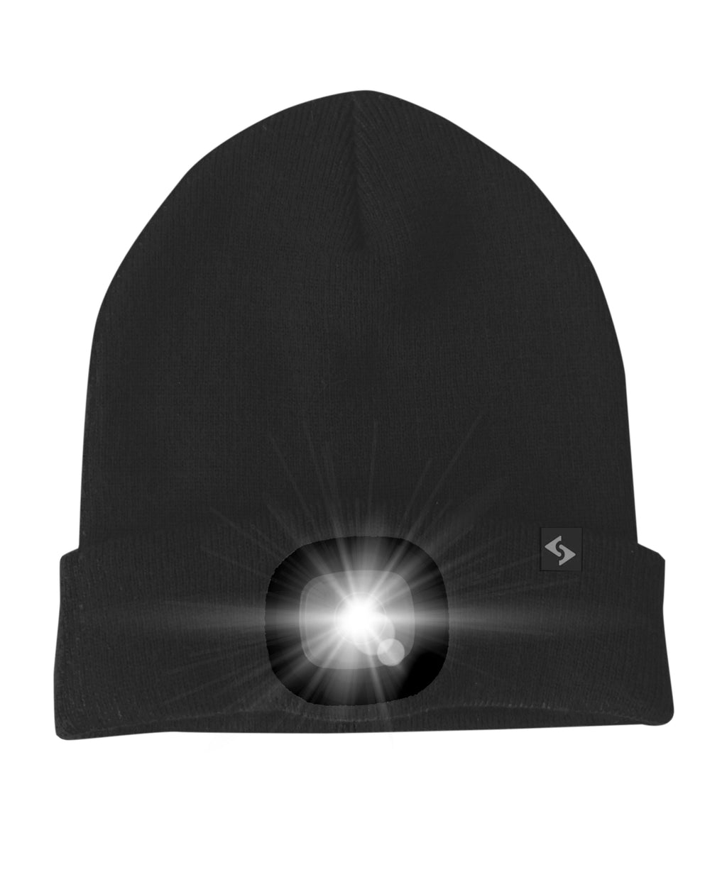 LED Mütze Malix schwarz