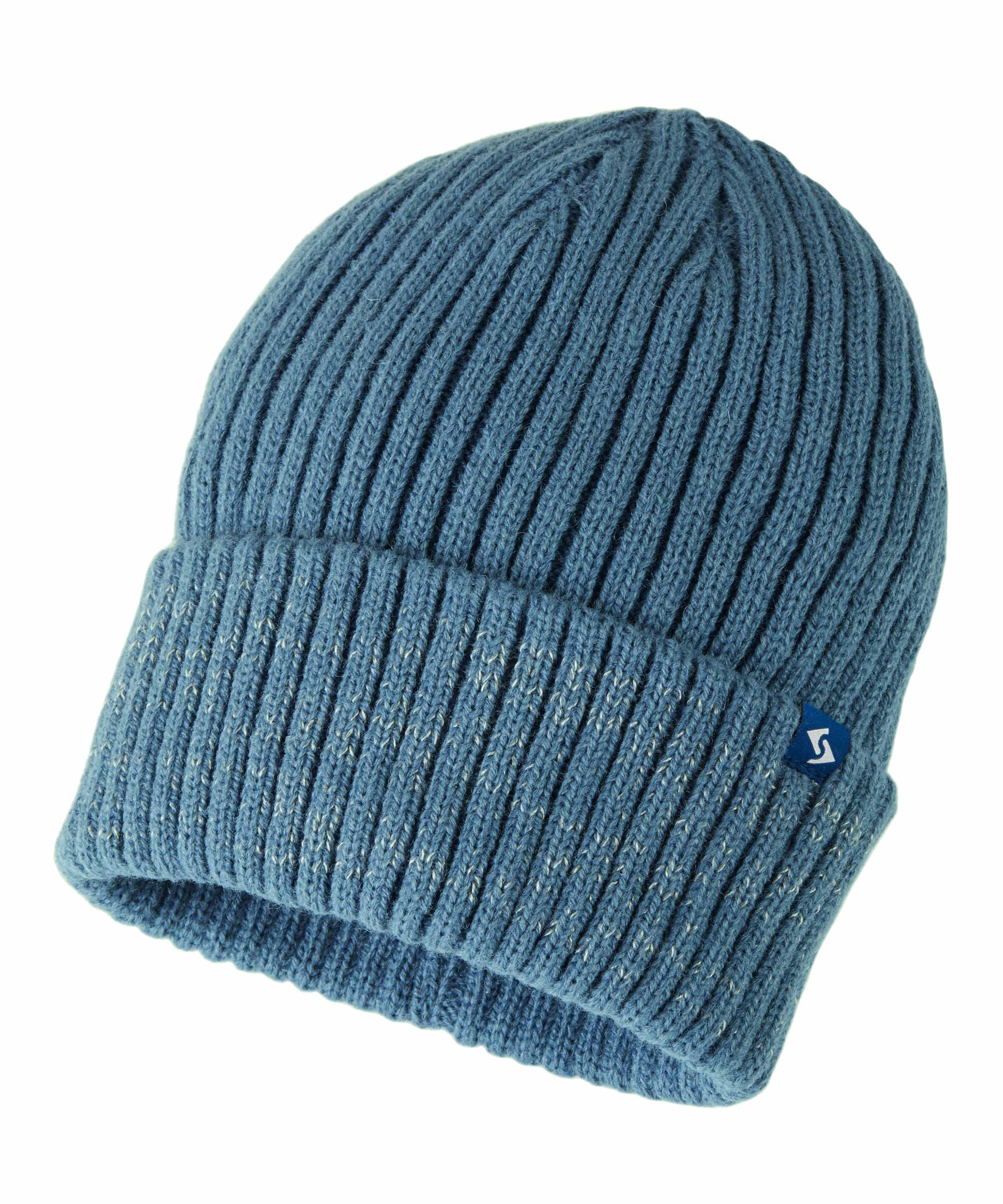 Strickmütze Mürren taubenblau