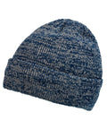 Mütze Stans grau/navy-meliert