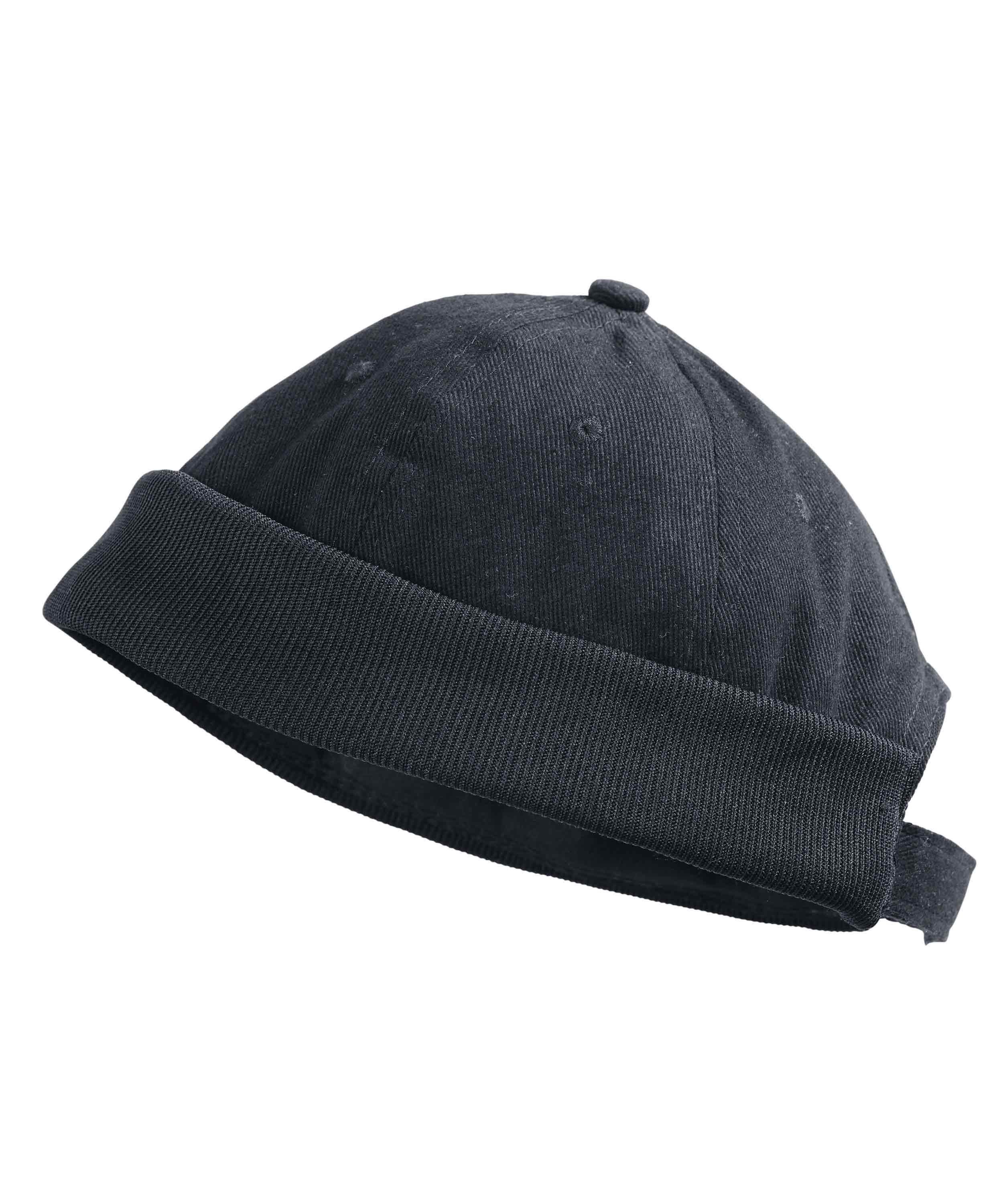 Rollmütze schwarz