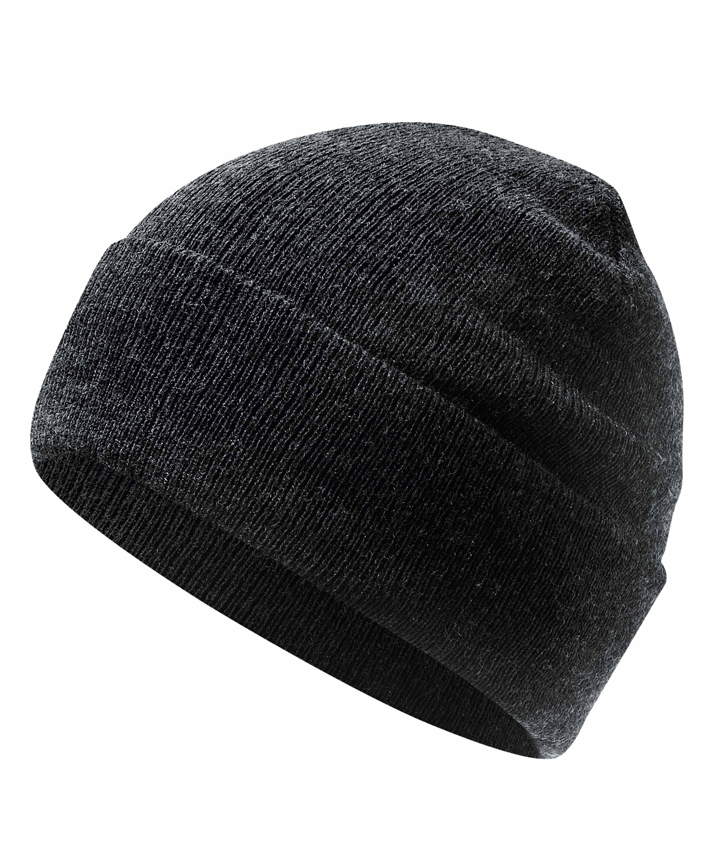 Strickmütze Basic schwarz