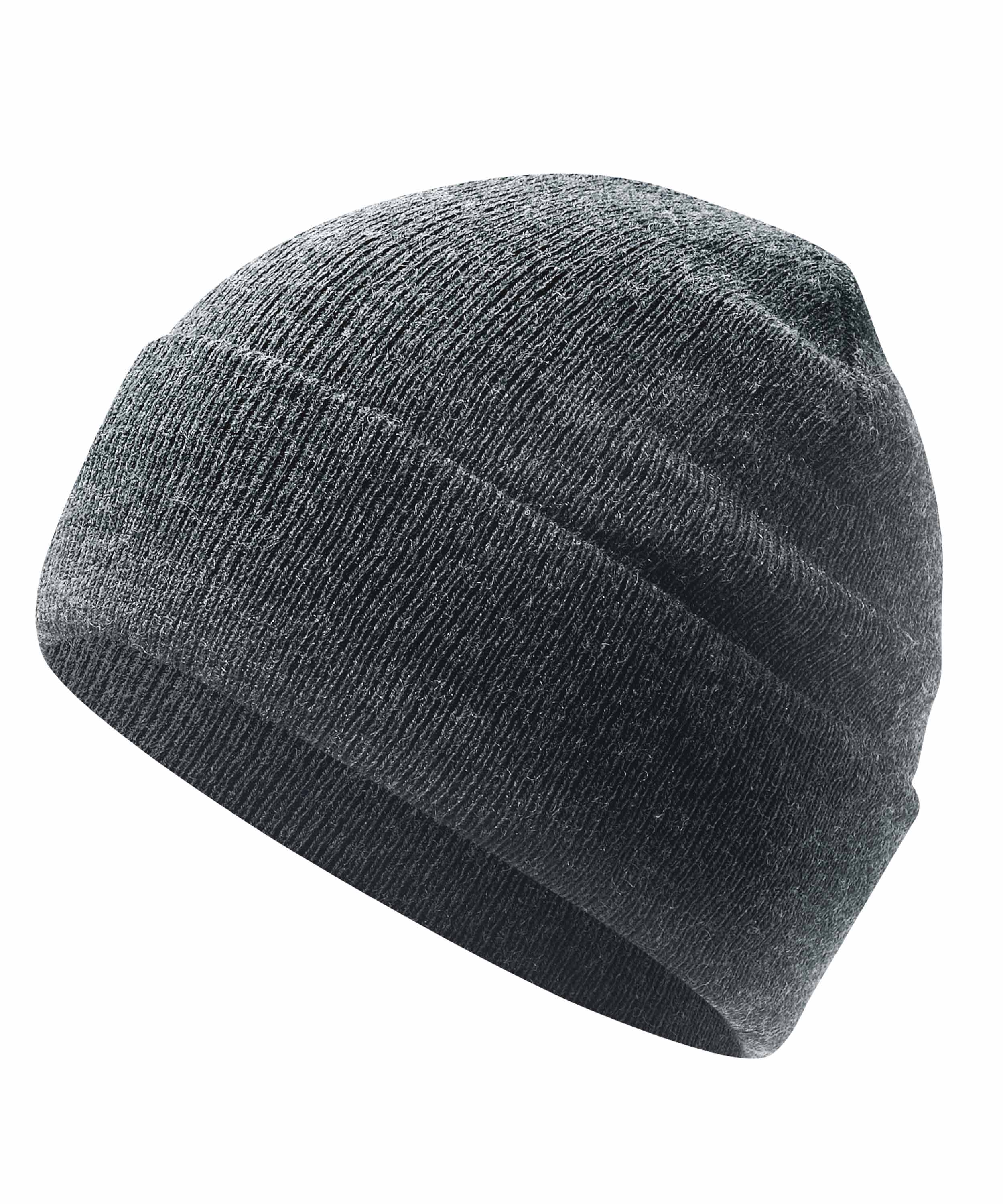 Strickmütze Basic grau