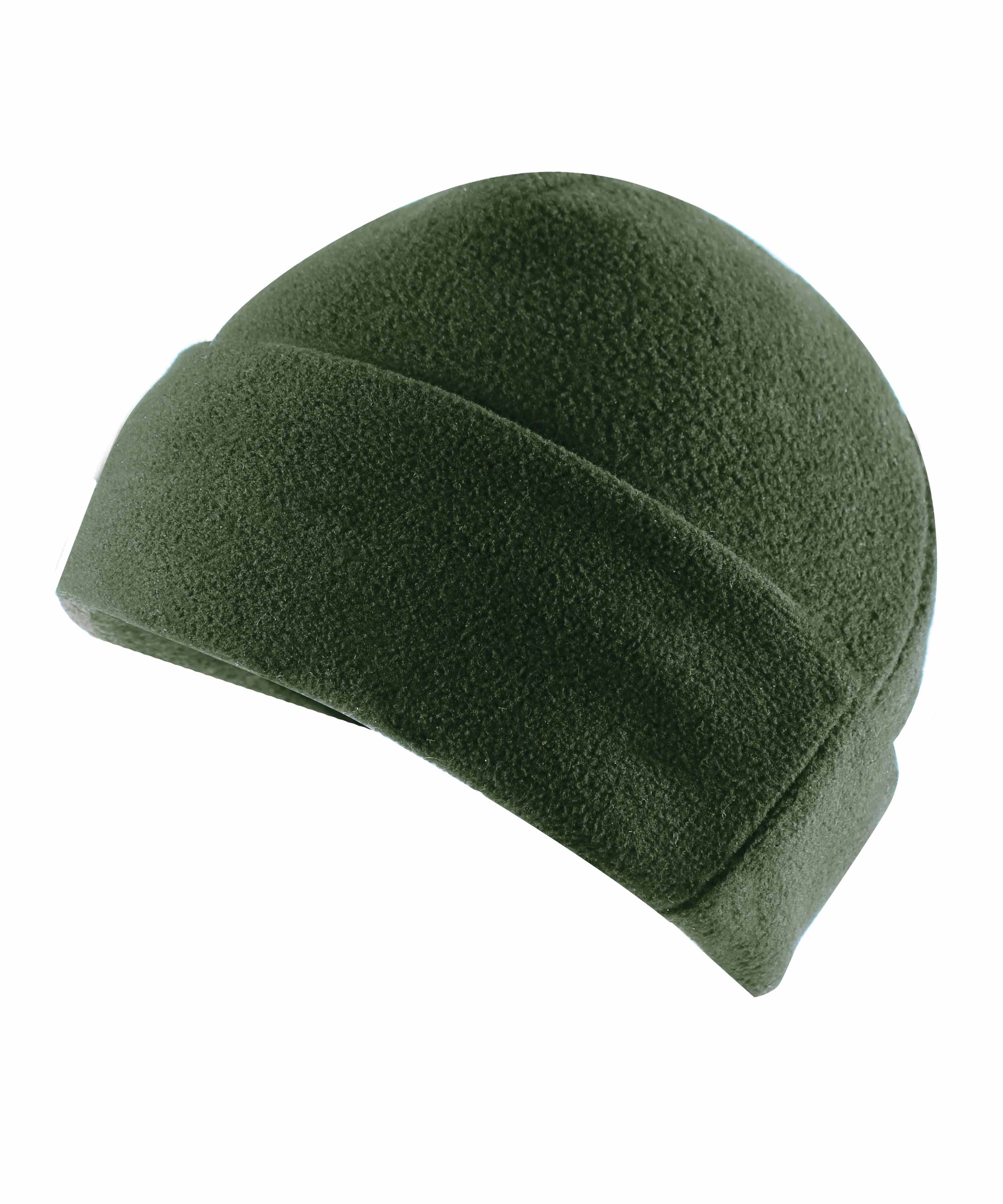 Fleece-Mütze oliv