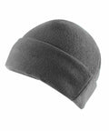 Fleece-Mütze grau