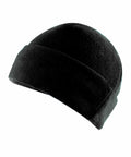 Fleece-Mütze schwarz