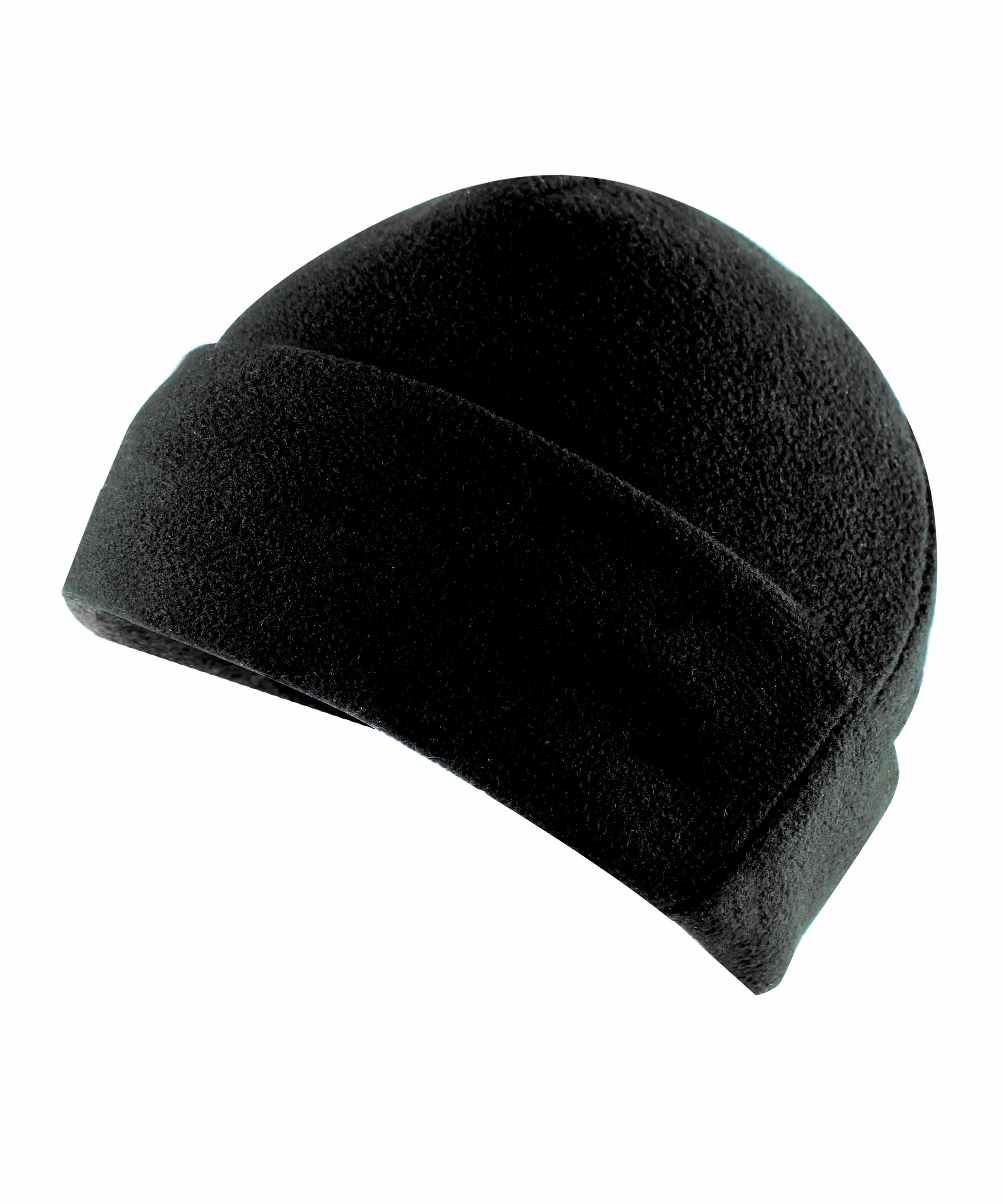 Fleece-Mütze schwarz