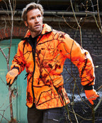 Signal-Wendejacke oliv/orange