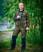 Jäger-Strickjacke Ahorn oliv