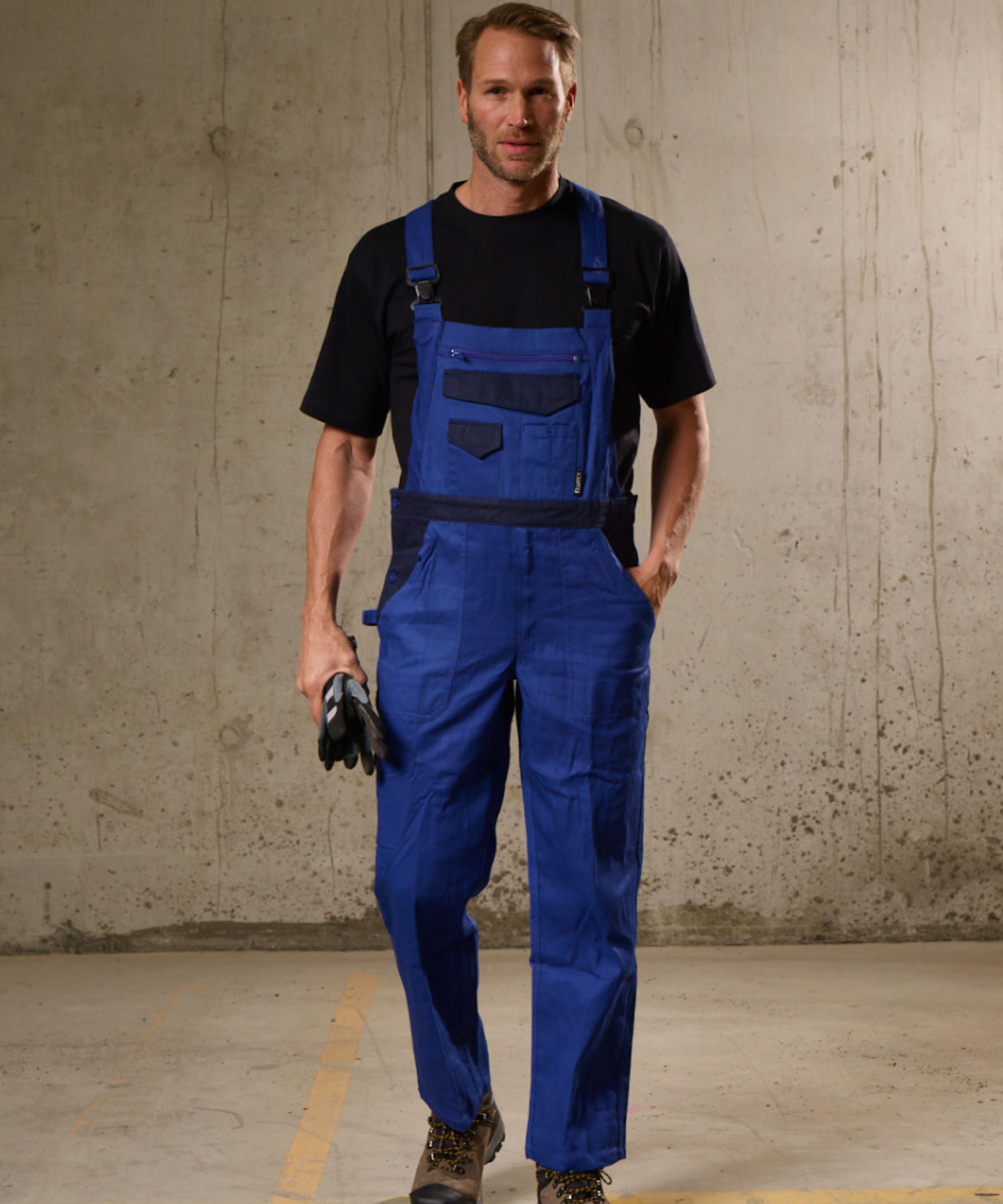 Profi Rallye-Overall kornblau/navy