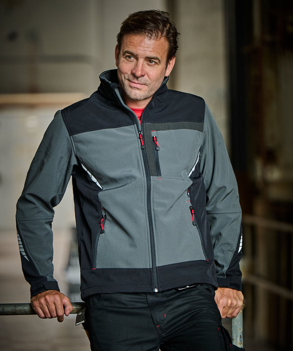Professional Softshelljacke anthrazit/schwarz