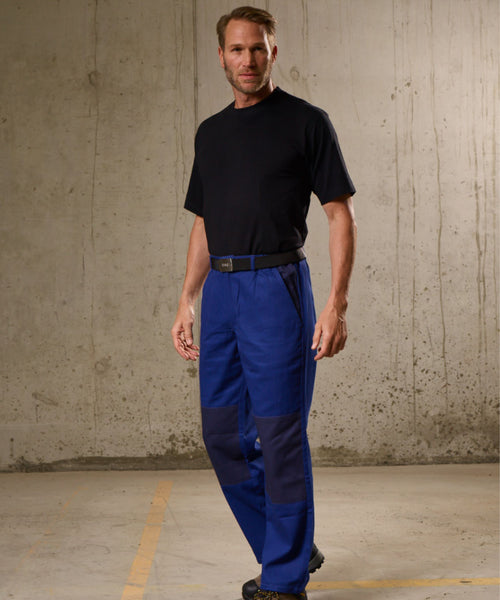 Arbeitsbundhose Profi kornblau/navy