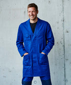 Profi Berufsmantel blau