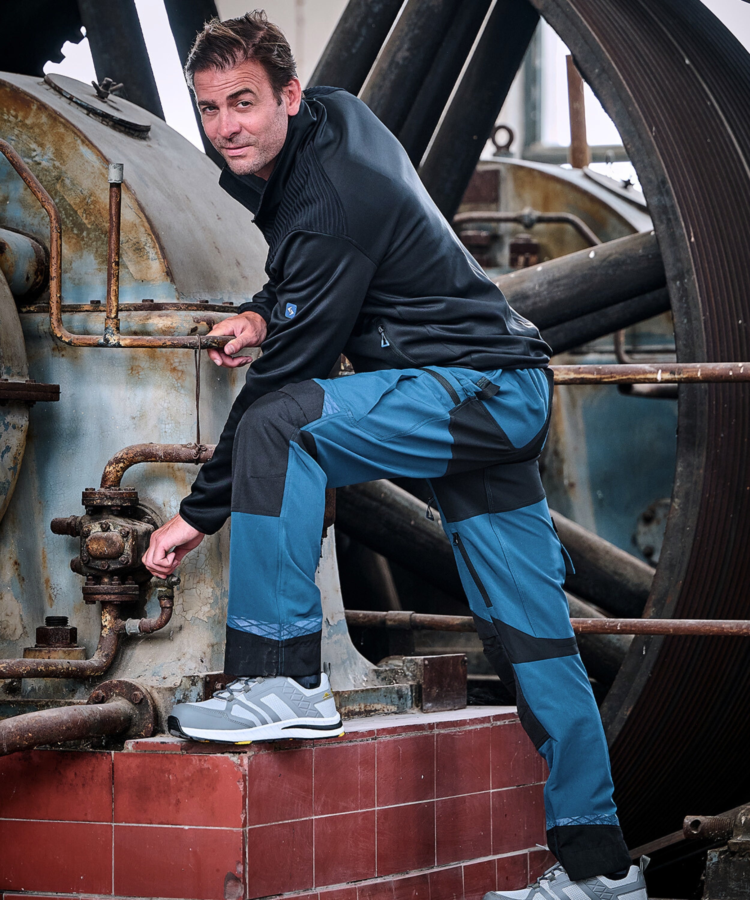 Expansible Funktionshose ocean-schwarz