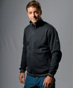 Expansible Sweatjacke schwarz