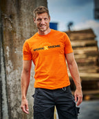 T-Shirt Work X treme orange