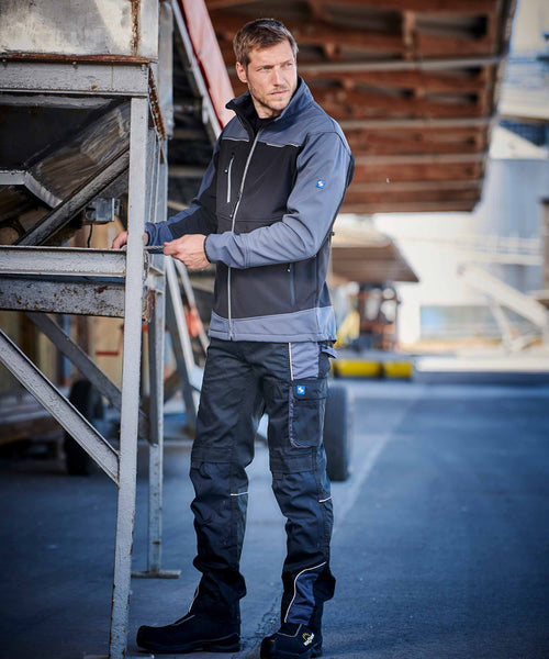 Active Softshelljacke schwarz/anthrazit
