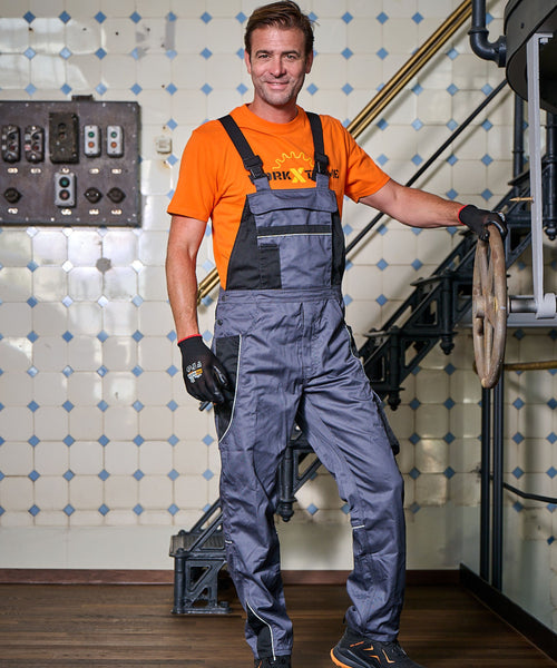 Active Latzhose anthrazit/schwarz