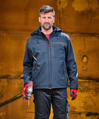 Professional Winter-Softshelljacke schwarz