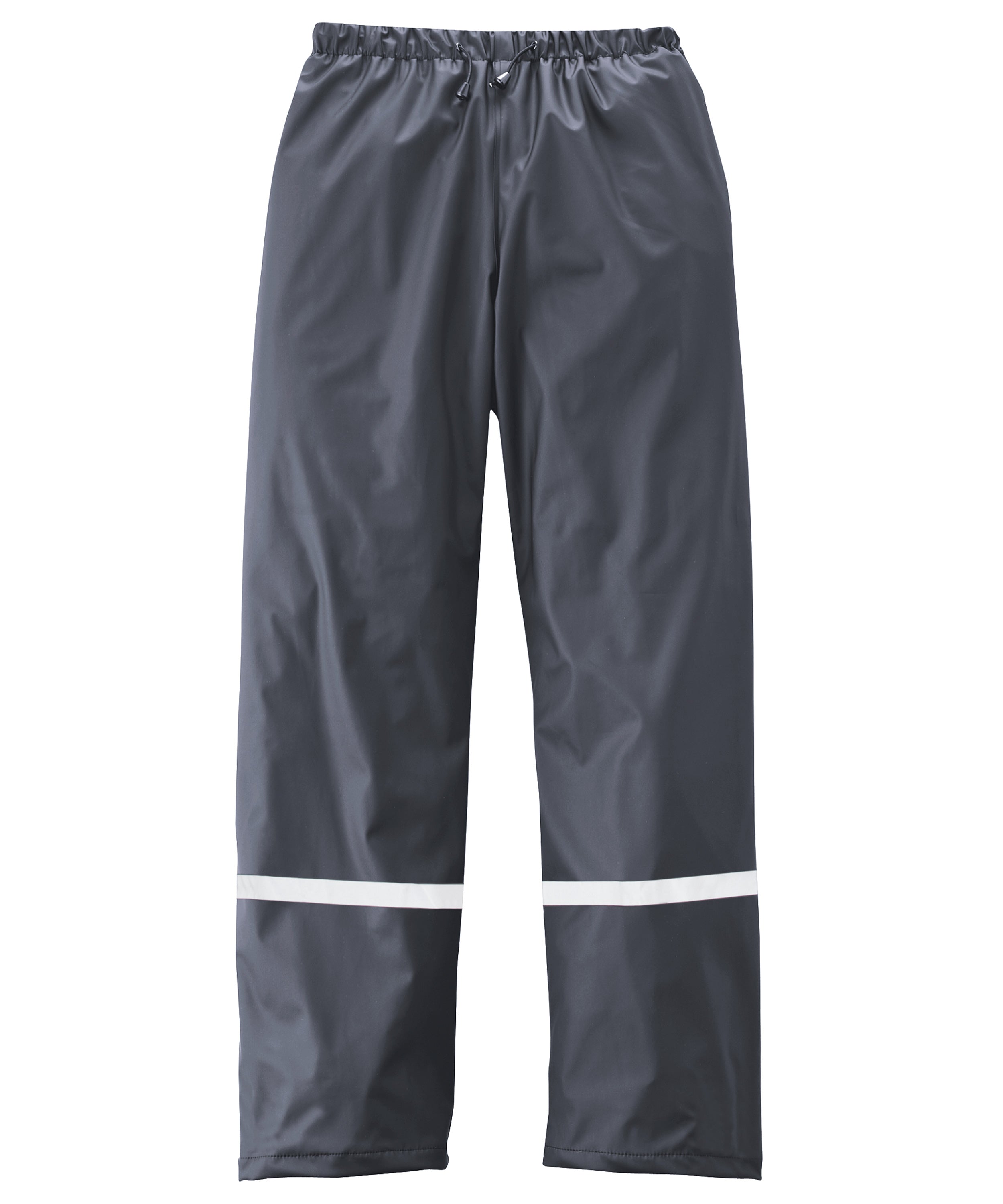 PU-Regenbundhose mit Reflexstreifen blau