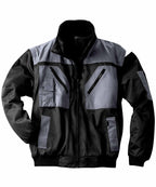 4 in 1-Pilotenblouson Nevada schwarz/grau