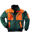 4 in 1-Pilotenblouson Nevada grün/orange