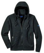 Strickjacke Schärding anthrazit/schwarz-meliert