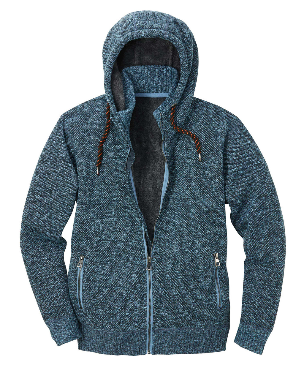 Strickjacke Schärding navy/blau-meliert