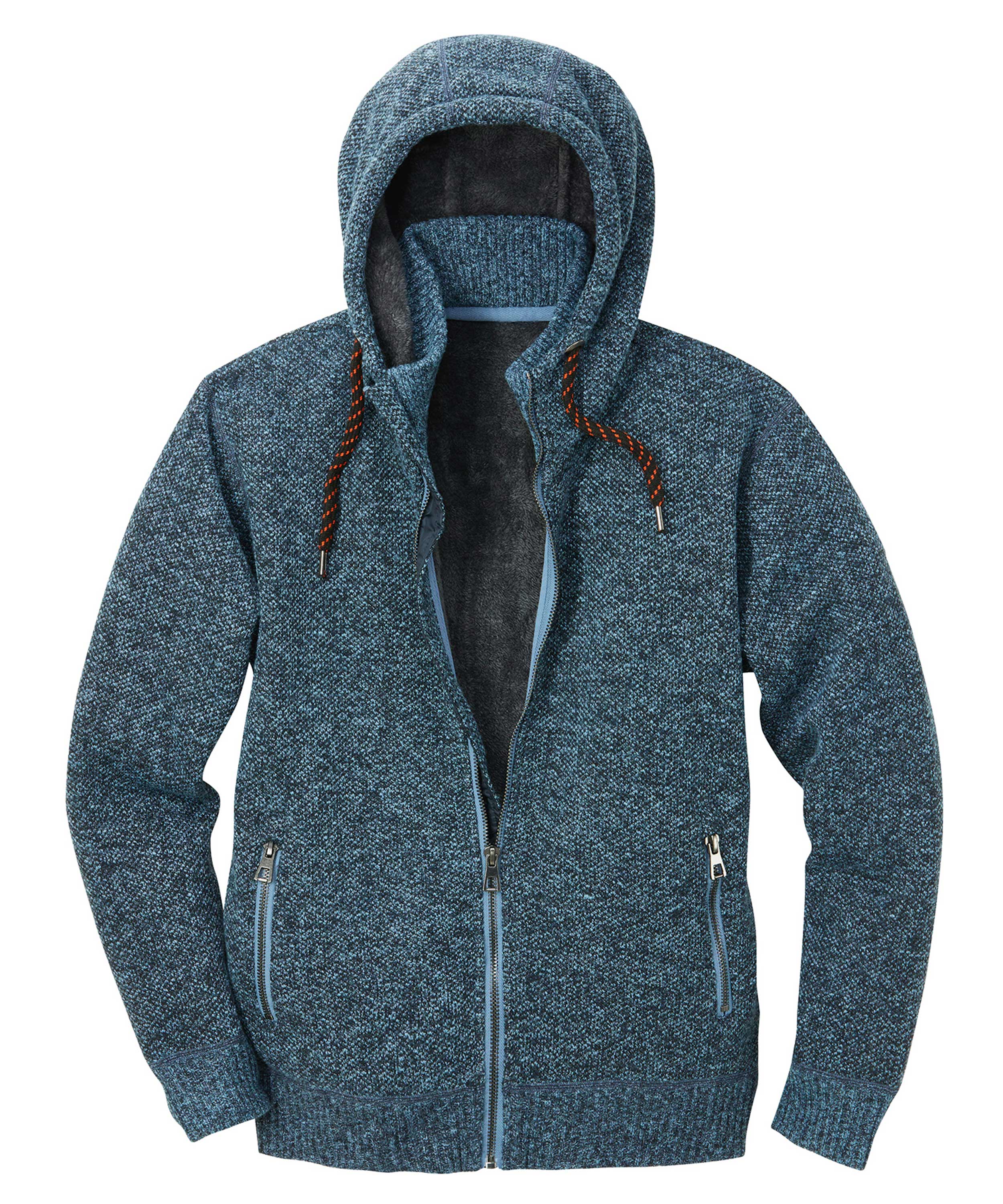 Strickjacke Schärding navy/blau-meliert