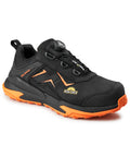 Sicherheitshalbschuh S3 Milan schwarz/orange