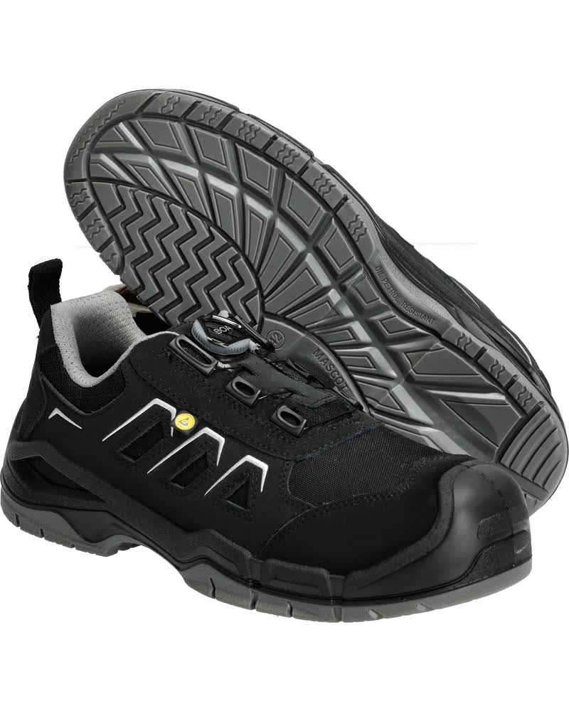 Mascot Sicherheitshalbschuh Footwear fit Manaslu Schwarz