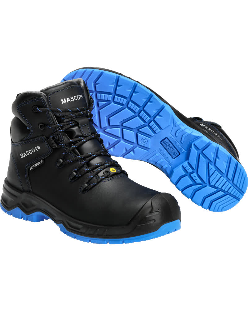 Mascot Sicherheitsstiefel Footwear flex Schwarz/Kornblau