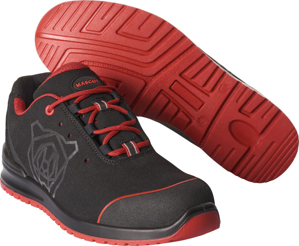 Mascot Sicherheitshalbschuh Footwear classic Schwarz/Rot