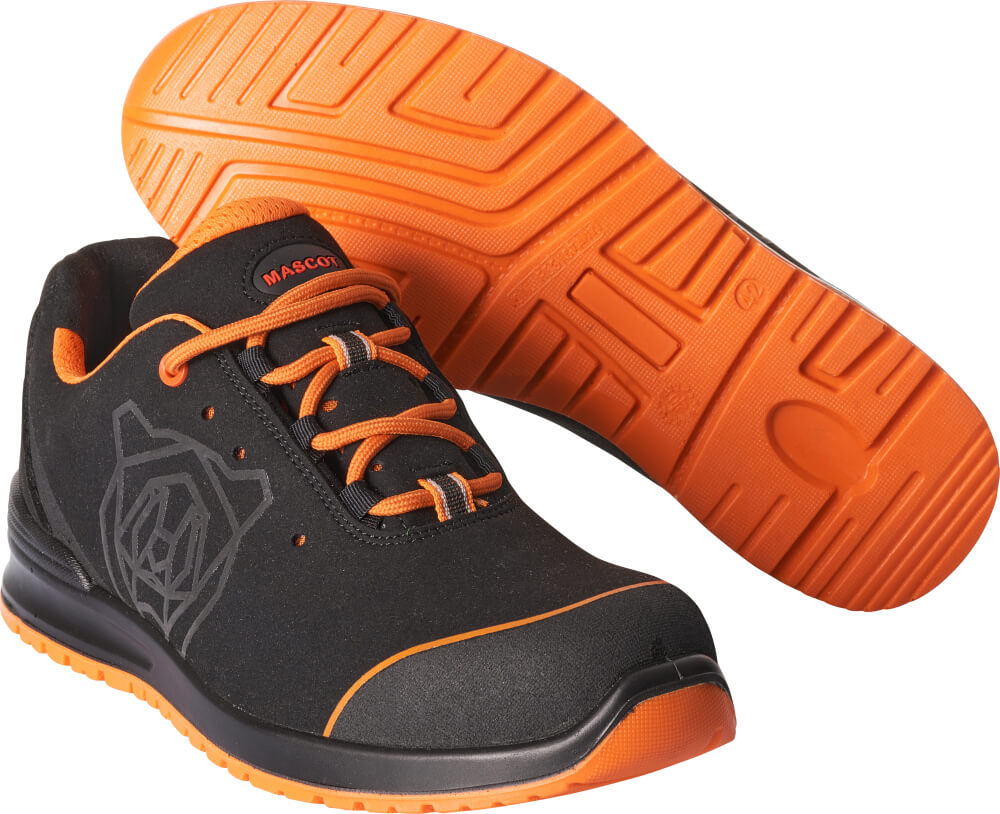 Mascot Sicherheitshalbschuh Footwear classic Schwarz/Hellorange