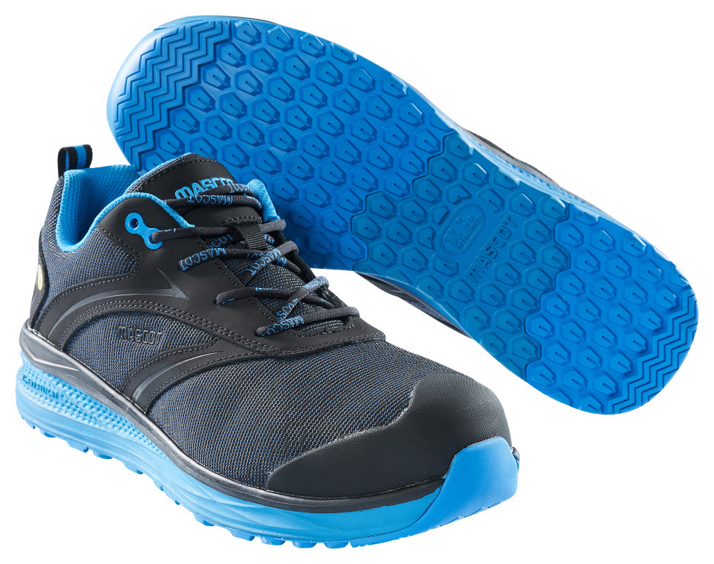 Mascot Sicherheitshalbschuh Footwear carbon Schwarz/Kornblau
