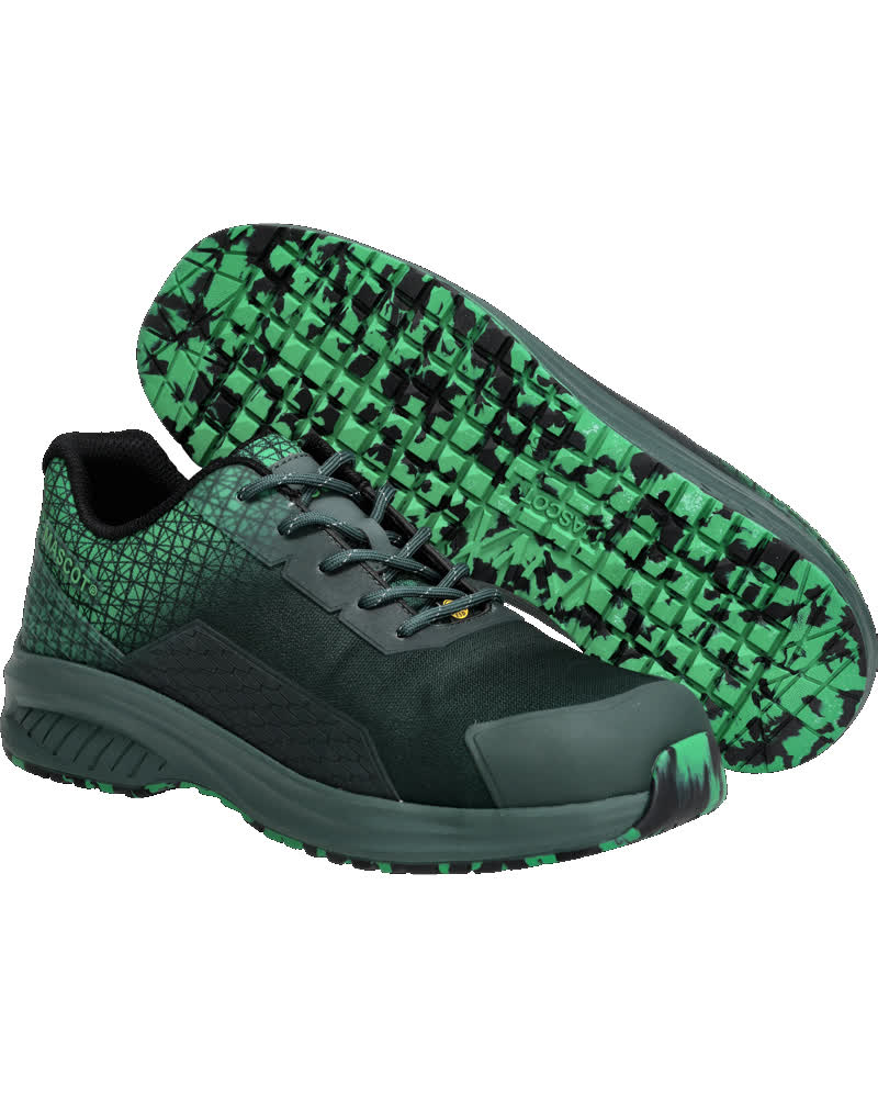 Mascot Sicherheitshalbschuh S3S mit Schnürsenkel Footwear accelerate Grün/Grasgrün