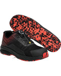 Mascot Sicherheitshalbschuhe S3S mit Boa Fit System Footwear accelerate Schwarz/Verkehrsrot