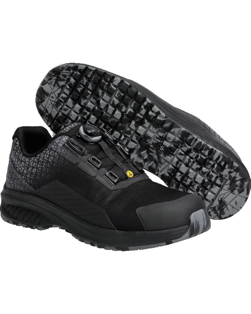 Mascot Sicherheitshalbschuhe S3S mit Boa Fit System Footwear accelerate Schwarz